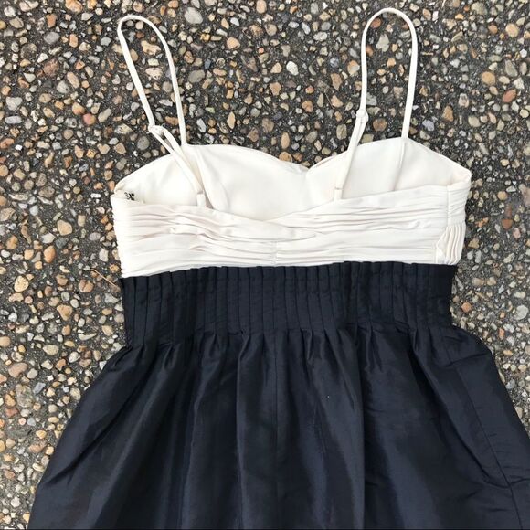 NWT MaxandCleo ruched Black white party dress 2 - Picture 4 of 5